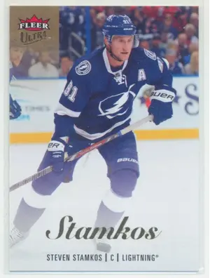 2013-14 FLEER SHOWCASE - STEVEN STAMKOS #17 ULTRA