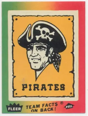 1983 Fleer - Pittsburgh Pirates #PIPI Team Sticker Inserts (Logo)