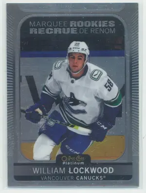 2021-22 O-PEE-CHEE PLATINUM - WILLIAM LOCKWOOD #248 MARQUEE ROOKIES