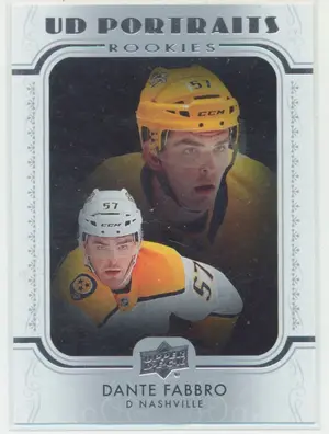 2019-20 UPPER DECK - DANTE FABBRO #P-43 UD PORTRAITS
