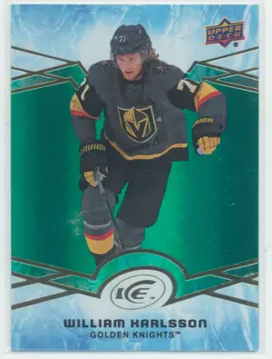 2018-19 UPPER DECK ICE - WILLIAM KARLSSON #15 GREEN