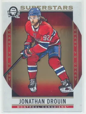 2018-19 O-PEE-CHEE COAST TO COAST - JONATHAN DROUIN #148 SUPERSTARS