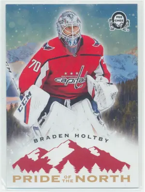 2018-19 O-PEE-CHEE COAST TO COAST - BRADEN HOLTBY #P-42 PRIDE OF THE NORTH
