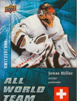 2009-10 UPPER DECK - JONAS HILLER #AW21 ALL WORLD TEAM