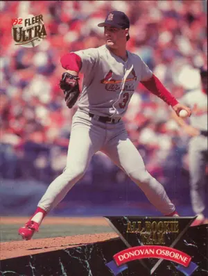 1992 Fleer Ultra - Donovan Osborne #10 All-Rookie Team