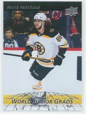 2022-23 UPPER DECK - DAVID PASTRNAK #WG-4 WORLD JUNIOR GRADS