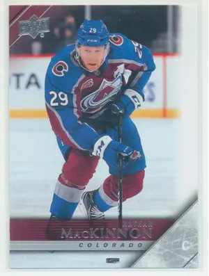 2020-21 UPPER DECK EXTENDED - NATHAN MacKINNON #T-19 2005-06 UPPER DECK TRIBUTE