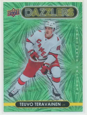 2021-22 UPPER DECK - TEUVO TERAVAINEN #DZ-10 DAZZLERS GREEN