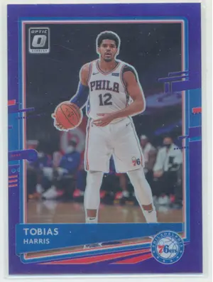 2020-21 Panini Donruss Optic - Tobias Harris #145 Purple Prizm Parallel