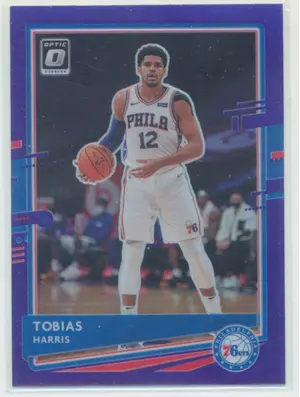 2020-21 Panini Donruss Optic - Tobias Harris #145 Purple Prizm Parallel