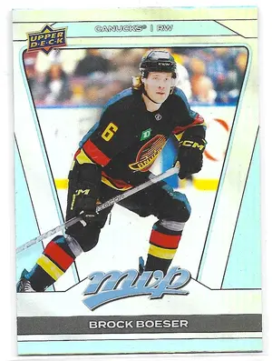 2025-26 MVP Silver Collection CDD Exclusive #4 Brock Boeser