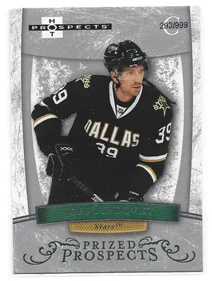 2007-08 Hot Prospects #176 Joel Lundqvist RC (293/999)