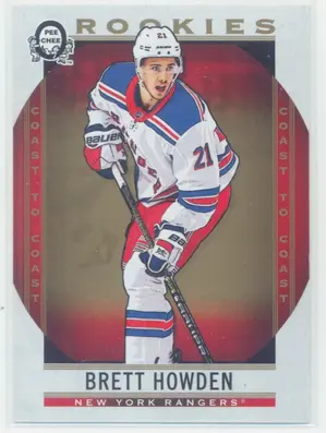 2018-19 O-PEE-CHEE COAST TO COAST - BRETT HOWDEN #157 ROOKIES