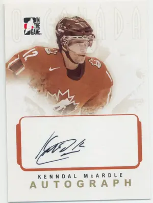 2007-08 O CANADA - KENNDAL McARDLE #A-KMA AUTOGRAPHS