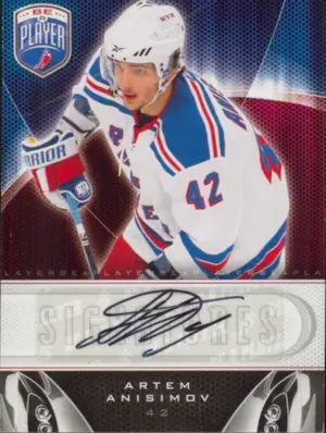2009-10 BE A PLAYER - ARTEM ANISIMOV #S-AN SIGNATURES