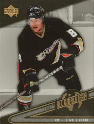 2006-07 UPPER DECK - TEEMU SELANNE #AW4 ALL WORLD TEAM