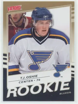 2008-09 VICTORY - T.J. OSHIE #338 ROOKIE GOLD