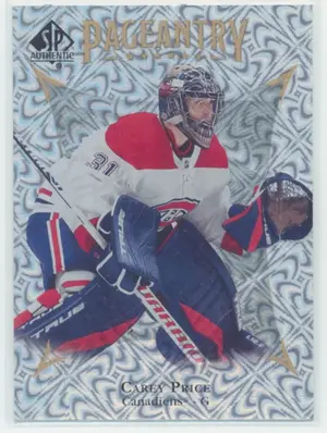 2021-22 SP AUTHENTIC - CAREY PRICE #P-13 PAGEANTRY