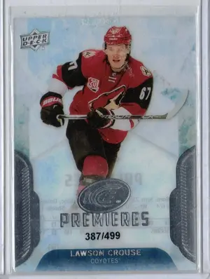 2016-17 UD Ice Premieres Rookie Lawson Crouse 387/499