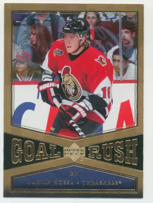 2005-06 UPPER DECK - MARIAN HOSSA #GR11 GOAL RUSH