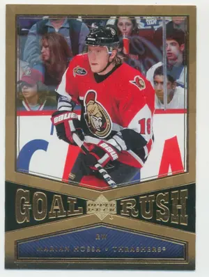 2005-06 UPPER DECK - MARIAN HOSSA #GR11 GOAL RUSH