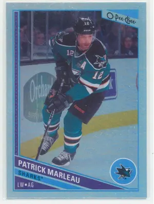 2013-14 O-PEE-CHEE - PATRICK MARLEAU #495 RAINBOW FOIL