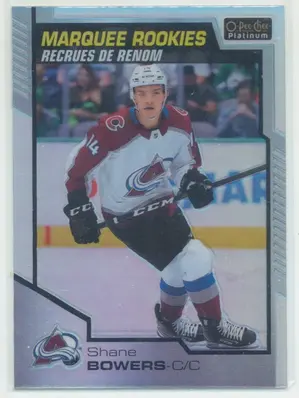 2020-21 O-PEE-CHEE PLATINUM - SHANE BOWERS #166 MARQUEE ROOKIES RAINBOW