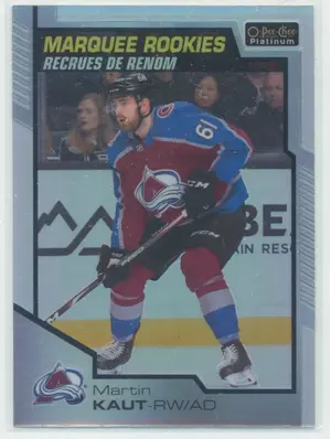 2020-21 O-PEE-CHEE PLATINUM - MARTIN KAUT #169 MARQUEE ROOKIES RAINBOW