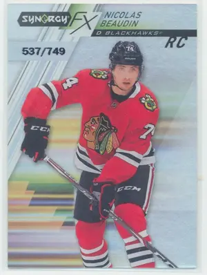 2020-21 SYNERGY - NICOLAS BEAUDIN #FXR-NB SYNERGY FX ROOKIES 537/749