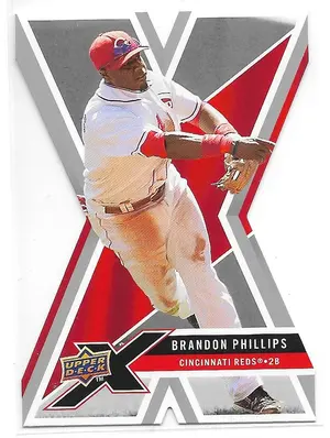 2008 UD X Die-Cut #30 Brandon Phillips
