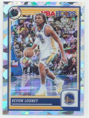 2023-24 Panini NBA Hoops Premium Stock - Kevon Looney #106 Ice Prizm Parallel