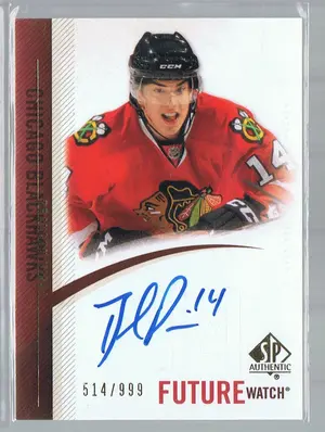 2010-11  Sp Auth Future Watch RC #286 Auto Brandon Pirri #514-999