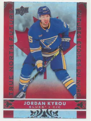 2024-25 TIM HORTONS - JORDAN KYROU #TN-17 TRUE NORTH FUTURE