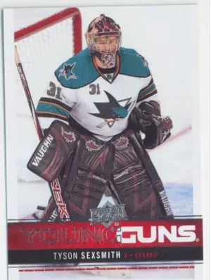 2012-13 UPPER DECK - TYSON SEXSMITH #243 YOUNG GUNS