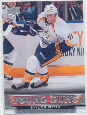 2013-14 UPPER DECK - TAYLOR BECK #472 YOUNG GUNS