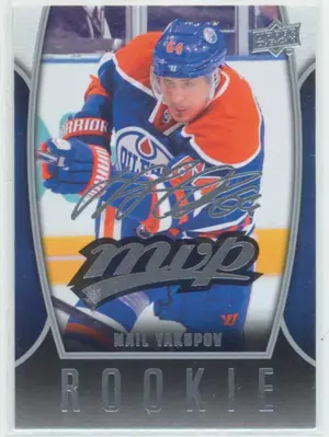 2013-14 UPPER DECK - NAIL YAKUPOV #52 MVP ROOKIE