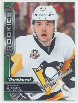 2016-17 PARKHURST - DOMINIK SIMON #358 ROOKIE
