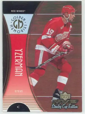 1999-00 MVP STANLEY CUP EDITION - STEVE YZERMAN #GM5 GOLDEN MEMORIES