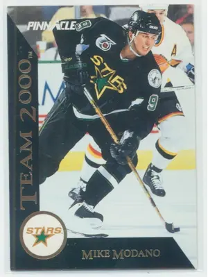 1992-93 PINNACLE (USA) - MIKE MODANO #2 TEAM 2000