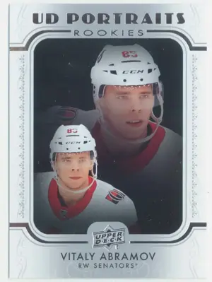 2019-20 UPPER DECK - VITALY ABRAMOV #P-42 UD PORTRAITS