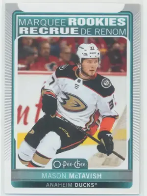 2021-22 UPPER DECK - MASON McTAVISH #626 O-PEE-CHEE UPDATE ROOKIE