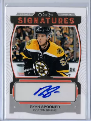 2015-16 OPC Signatures Ryan Spooner Boston Bruins