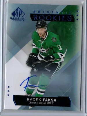 2015-16 SPGU Rookie Auto Radek Faksa Dallas Stars