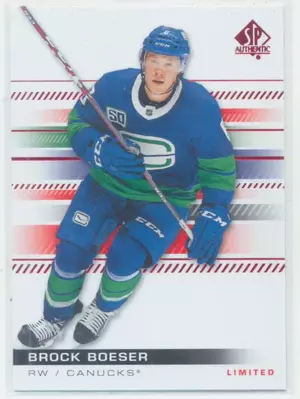 2019-20 SP AUTHENTIC - BROCK BOESER #45 LIMITED RED