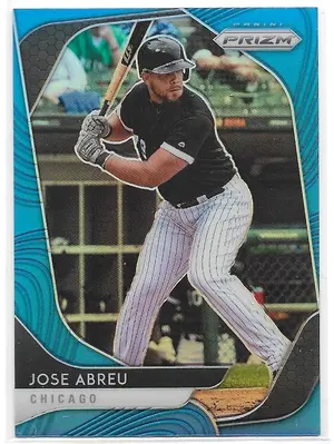 2020 Prizm Carolina Blue Prizm #61 Jose Abreu