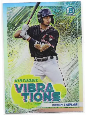 2022 Bowman Chrome Virtuosic Vibrations #VV-16 Jordan Lawlar