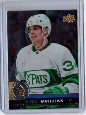 2017-18 UD Base Silver Foil Auston Matthews