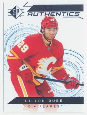 2018-19 SP - DILLON DUBE #103 ROOKIE AUTHENTICS BLUE