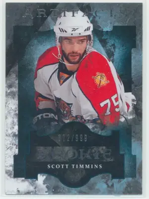 2011-12 ARTIFACTS - SCOTT TIMMINS #165 ROOKIE 872/999