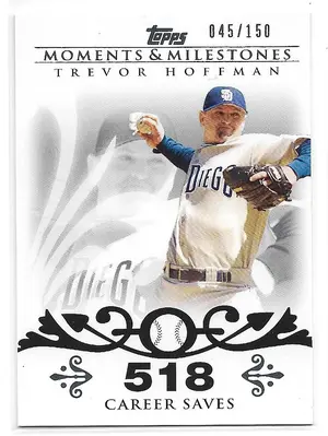 2008 Topps Moments & Milestones #32 Trevor Hoffman (045/150)